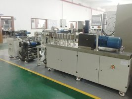 Small Laboratory Twin Screw Extrusion Casting Test Line