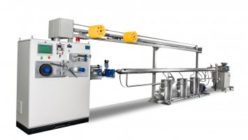 Single Screw Extrusion Small Hollow Pipe  Line