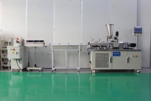 Lab Small Two Screw mixing extruder 