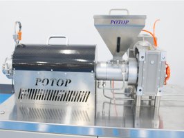Experimental 3d printer for plastics filament