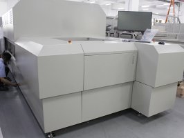 Laboratory plastics film biaxial stretch tester