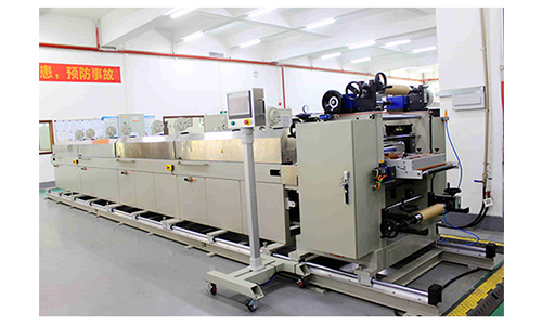 Double roll calendering compound production line